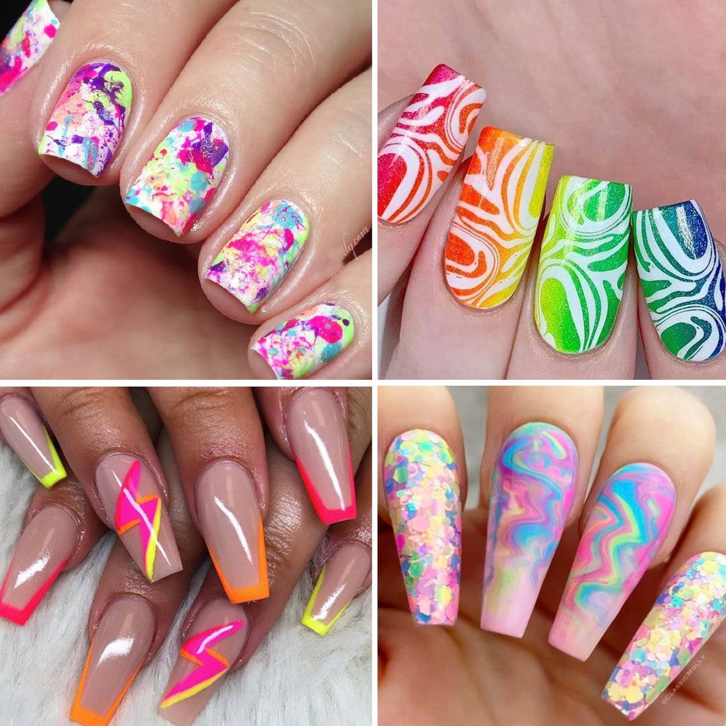 12 Color 3D Nail Art Pens Set, Kalolary Nail Point Graffiti Dotting Pen Drawing Painting Liner Brush for DIY Nail Art Beauty Adorn Manicure Tools