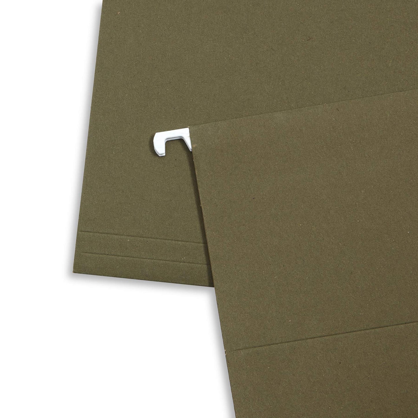 Blue Summit Supplies 50 Legal Size Hanging File Folders, 1/5 Cut Adjustable Tabs, 5 Tab Locations, Designed for Legal and Law Office File Organization, Standard Green, 50 Pack, Legal Size