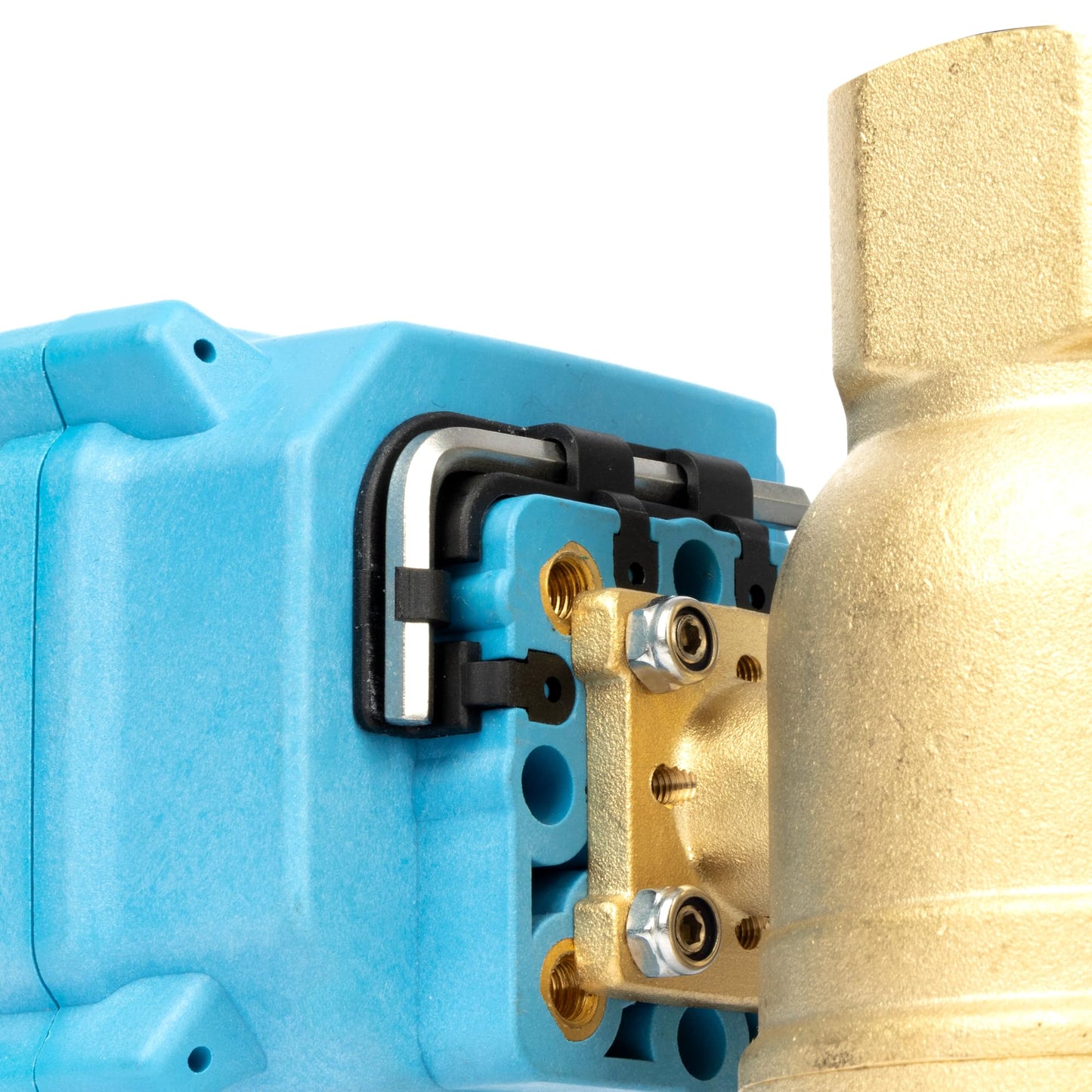 U.S. Solid 2" Motorized Ball Valve with US Plug 110VAC Brass Electrical Ball Valve, IP67, Manual Override, Direction Display Auto Return, Normally Closed, IP67