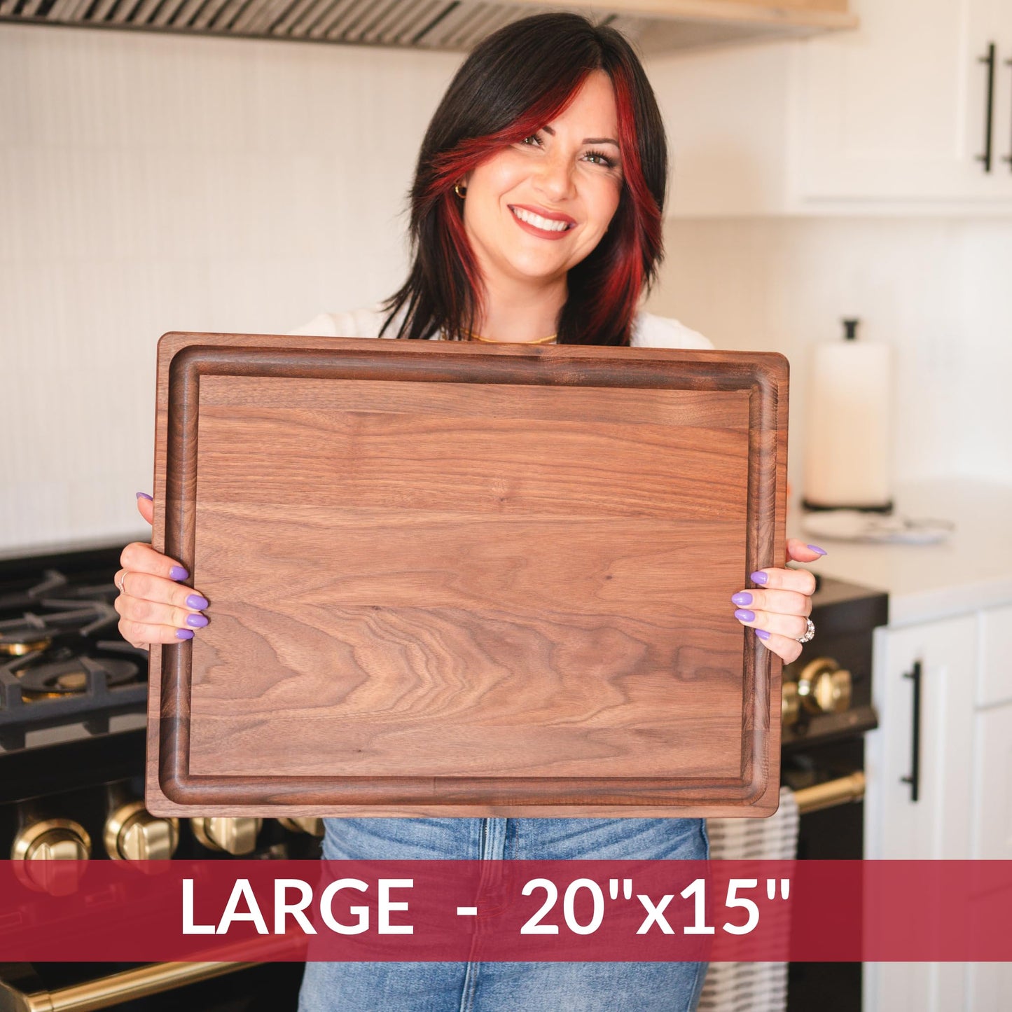 Large Walnut + Valet Tray 2 Pack