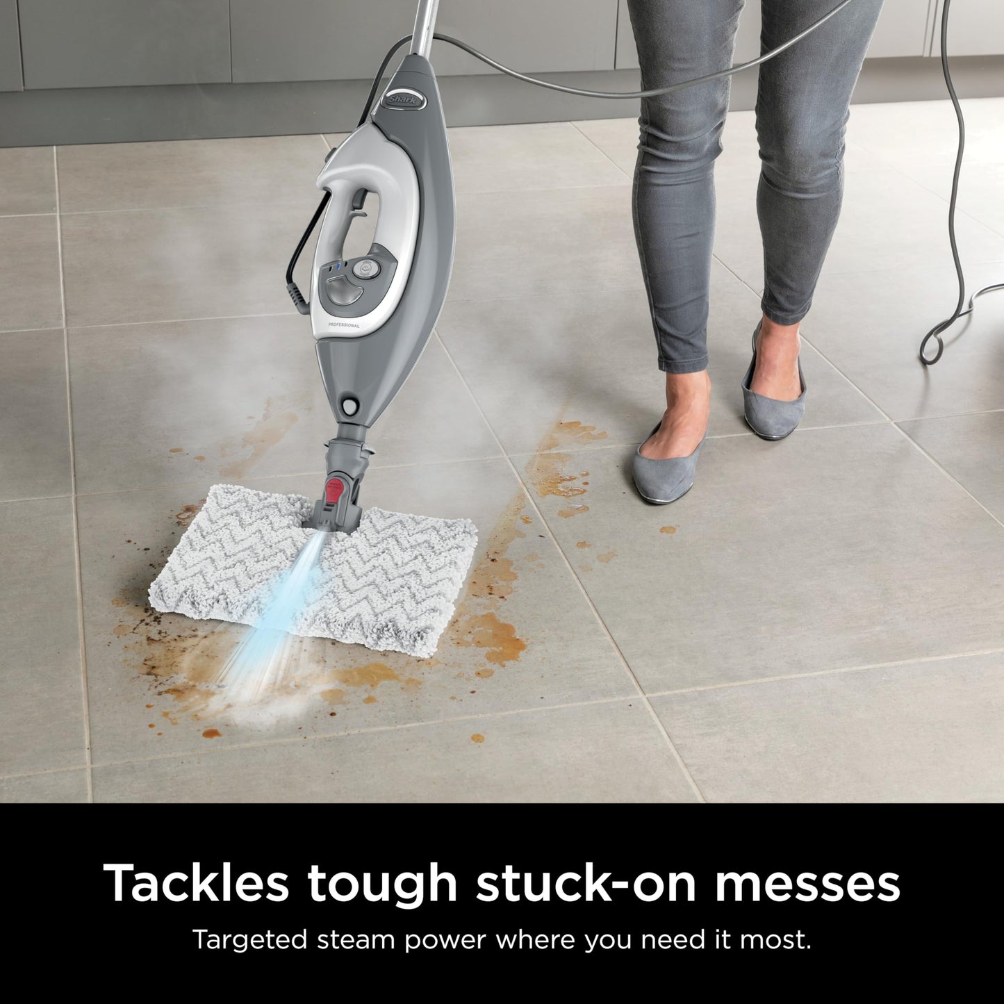 Shark Steam Mop Pro Lift-Away with Detachable Handheld Steam Cleaner for Whole Home Cleaning, Steams Hard Floors, Upholstery, Garments and Cars, 3 Modes with Steam Blaster Technology, S3973D