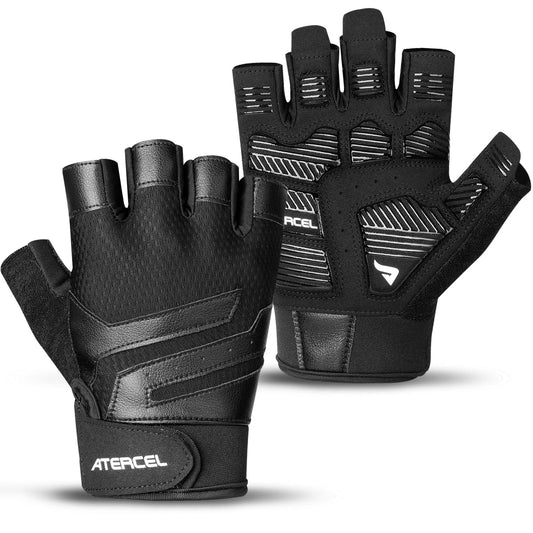 ATERCEL Gym Workout Gloves for Men and Women, Weight Lifting Gloves with Excellent Grip, Lightweight Fitness Glove for Training, Cycling, Pull Ups, Exercise, Climbing, Rowing and Weightlifting Small