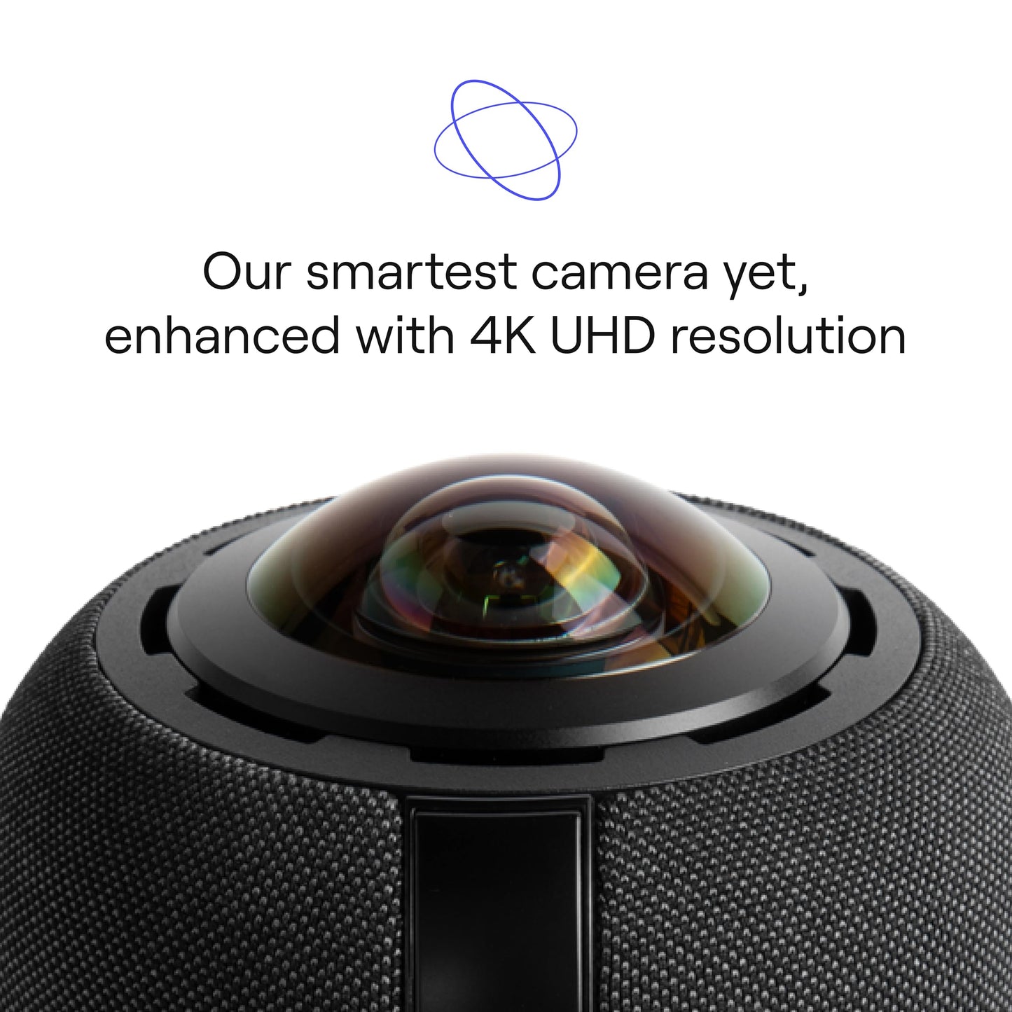 Meeting Owl 4+ 360-Degree, 4K Smart Video Conference Camera, Microphone, and Speaker (Automatic Focus, Zooming, Noise Equalizing, Certified for Microsoft Teams)