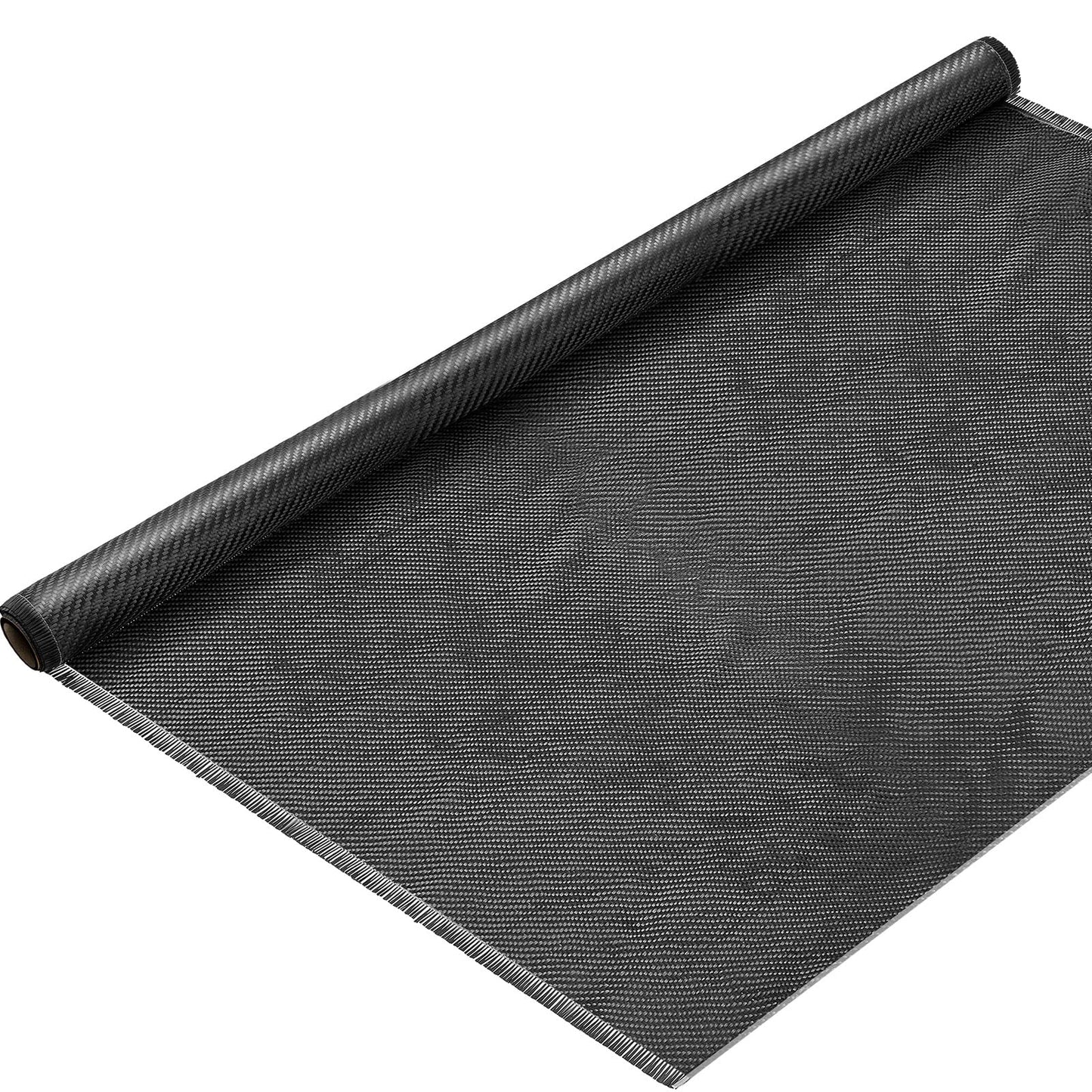 Tudomro 4.17ft x 39.4'' Carbon Fiber Fabric Black Pure Carbon Fiber Sheet 2 x 2 Twill Weave-3k/220g for Cars Structural Reinforcement on Concrete Wall Basement Boat Repair (1 Roll)