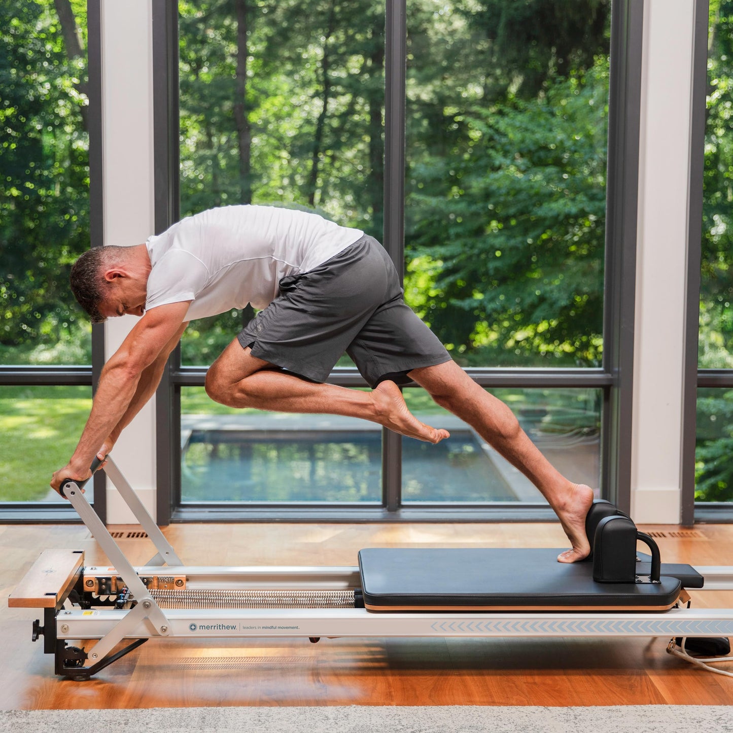 Merrithew Elevated at Home SPX Reformer Package (Black) (ST-11010)