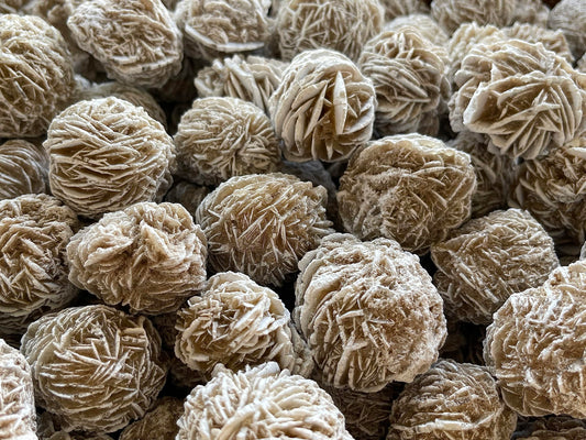 GAF TREASURES Wholesale Raw Desert Rose Crystals, Natural Desert Rose Stone, Natural Rough Desert Rose Crystals, Desert Rose Rough, Desert Rose Healing Crystals (Desert Rose, 0.5 Pound)