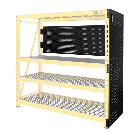 DEWALT Pegboard Kit for 6-foot Garage Storage Rack Shelving, Heavy-Duty Steel, Industrial Powder-Coating, 2.5cm Spacing