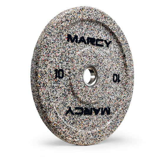 Marcy 2" High Bounce Olympic Bumper Plate for Strength Training Weightlifting Workout Weight 10-lb MCPB-010