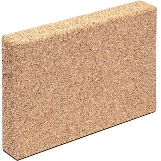 Go4Cork Cork Slim Yoga Block for Yoga, Pilates & Meditation | Non-Slip, Hypoallergenic, Sustainable, Non-Toxic Yoga Block