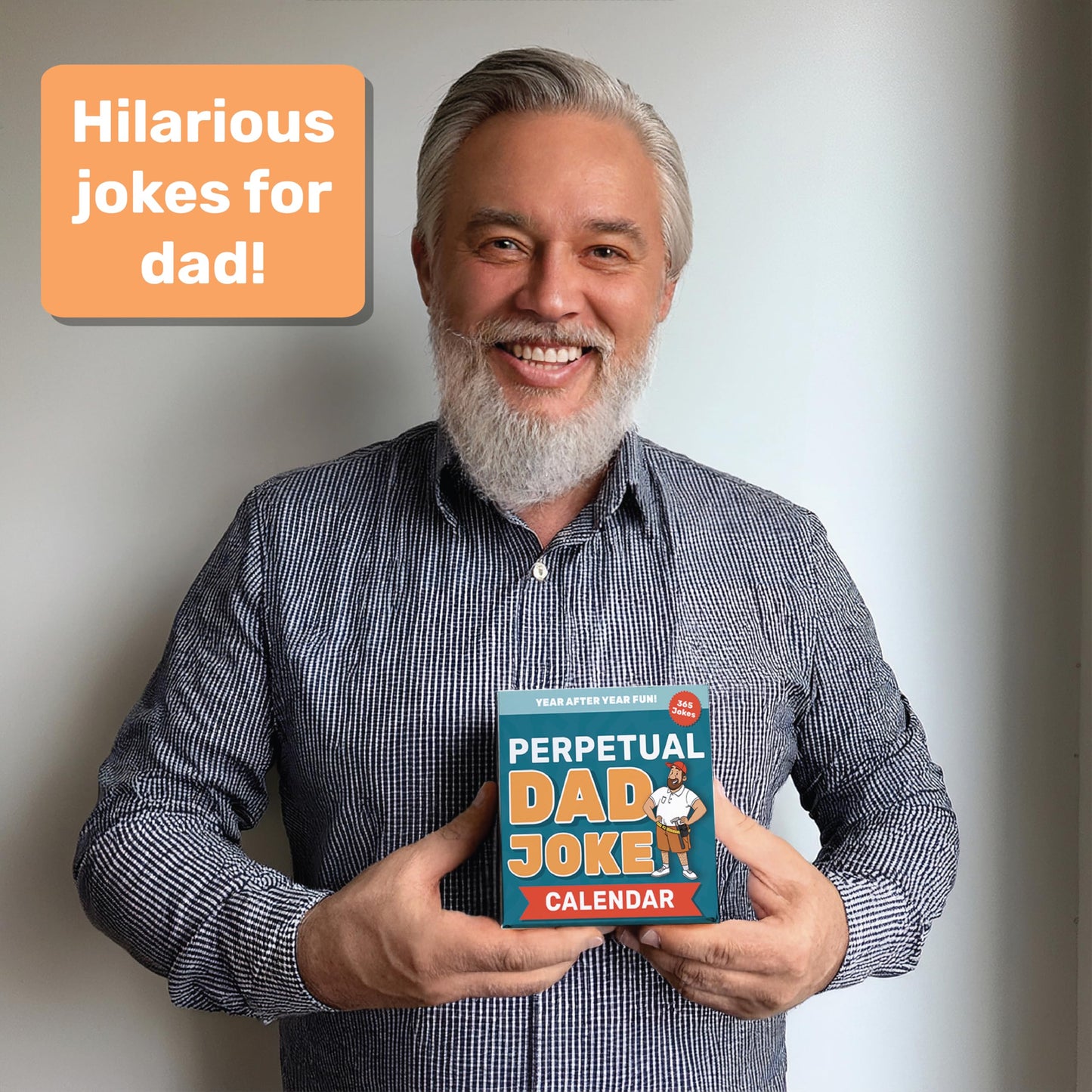 That's So Dad Dad Joke Calendar | Perpetual Desk Calendar for Father's Day Gift, 365 Days of Jokes, Funny Birthday Gag Present For The New Dads