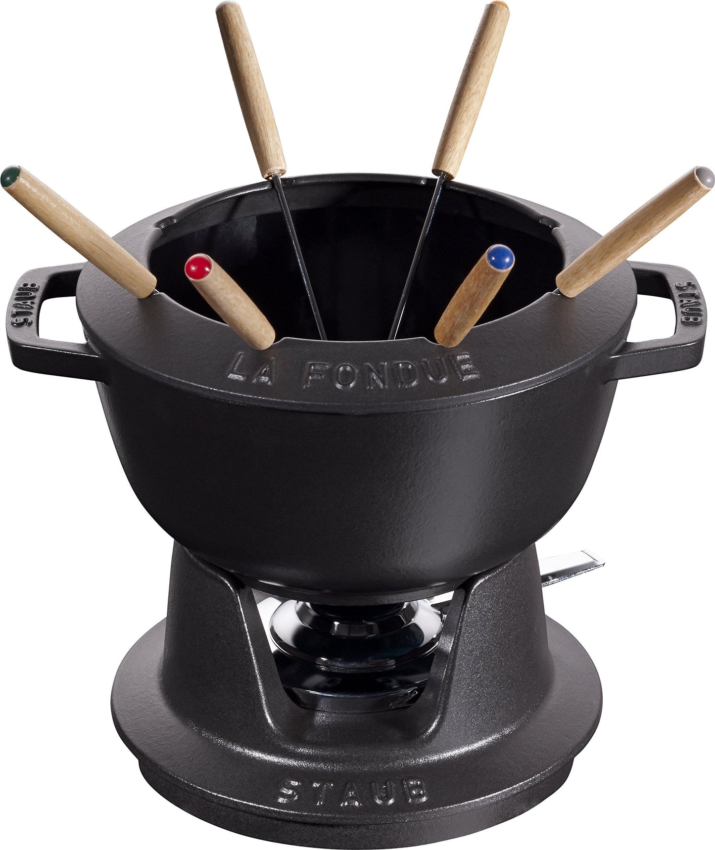 Staub Speciality 40511-972 Fondue Set, Black, 7.9 inches (20 cm), Cast Enamel, Pot, Authentic Japanese Product