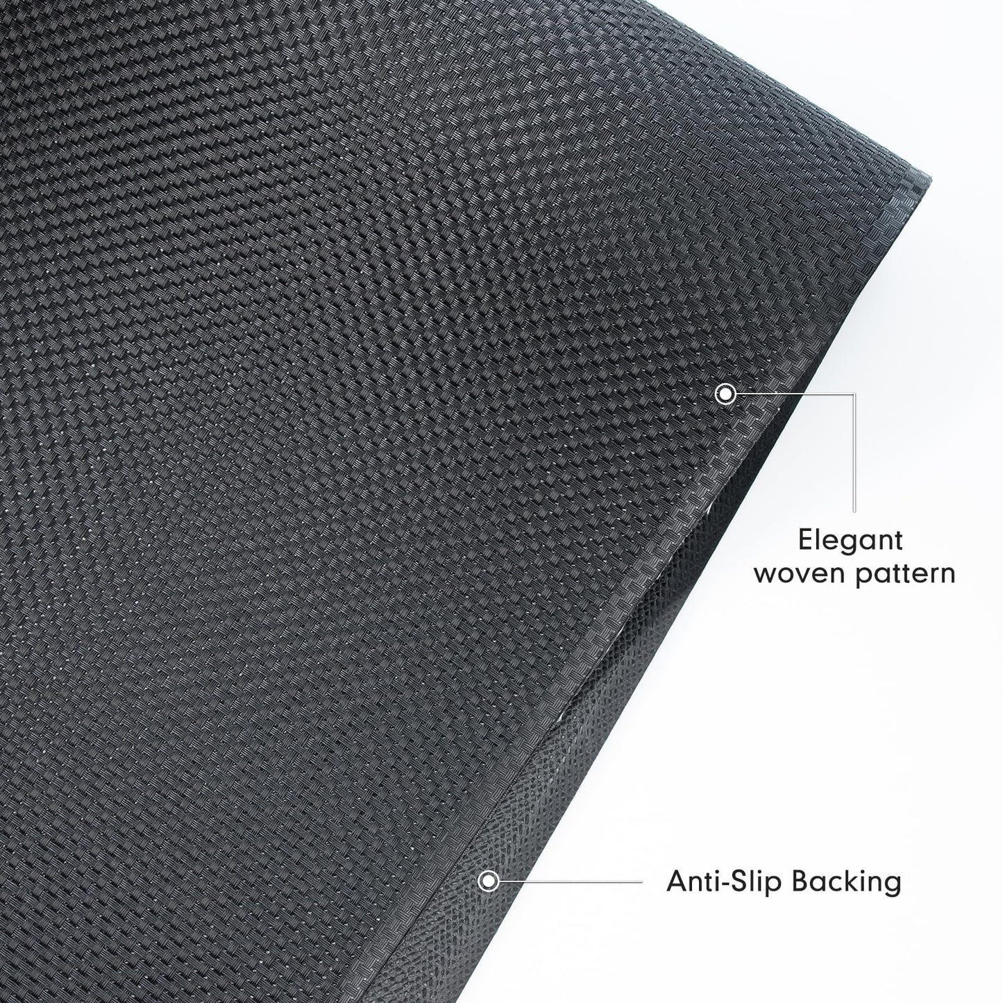 Sycoodeal Chair Mat,36" x 48" Office Chair Mat for Hardwood and Tile Floor, Heavy Duty Floor Protector for Rolling Chairs,Non-Slip,Computer Mat for Home Office(Black)