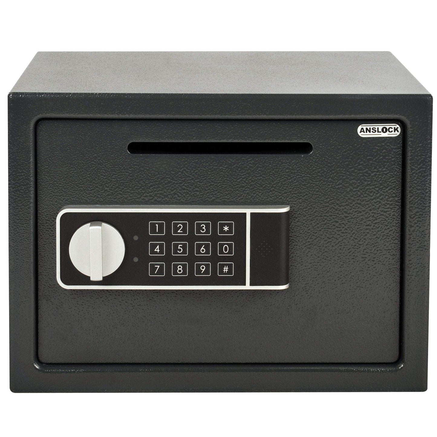ANSLOCK Drop Slot Safes Depository Safe, Security Keypad Cabinet Safes, 0.58 Cubic Ft Home Hotel security Safe Box with a Front Drop Slot for Cash, Bank Slips, Bills