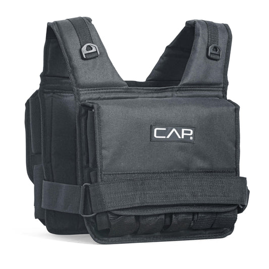 CAP 20 LB Adjustable Weighted Vest – Full Body Workouts, Cardio, Walking & Running, Weight Vest for Men and Women