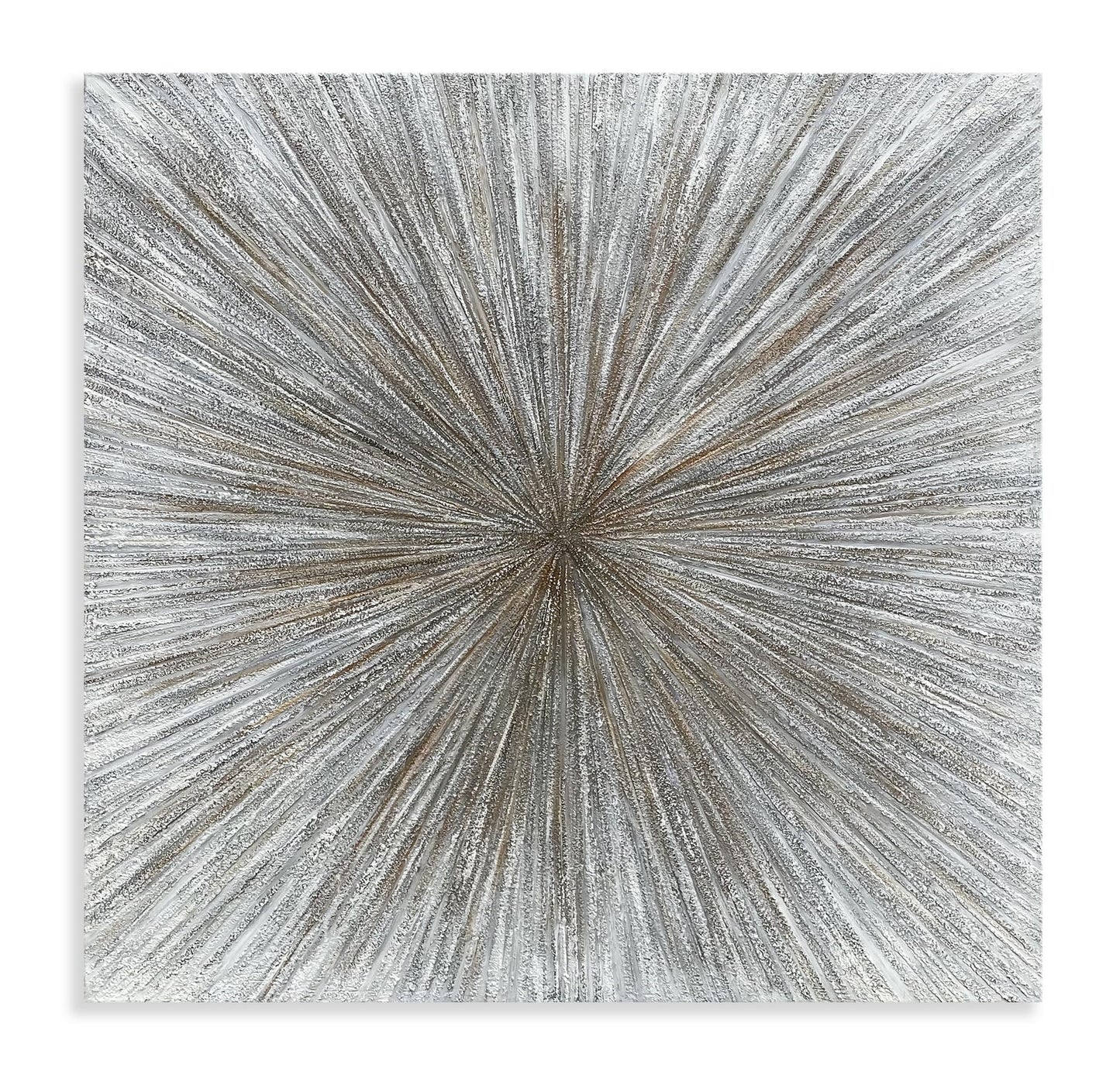 Yihui Arts Abstract Sunshine Wall Art - Hand-Painted Square Painting for Office, Hallway, Fireplace Decor with Stunning Artwork and Pictures