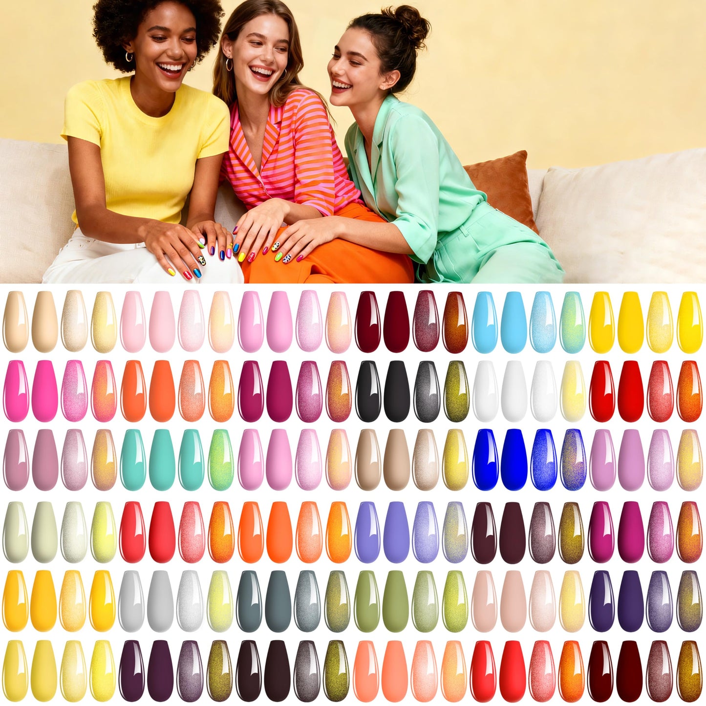 YALSYNY NAIL POLISH KIT with U V Lamp and Drill Starter Kit 36 Colors Gel Nail Polish Nail Art Gel Manicure Kit