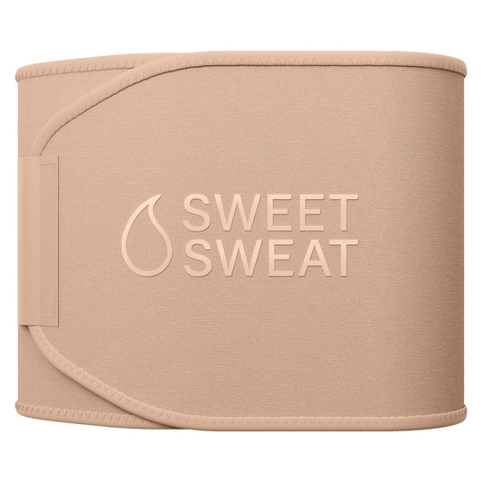 Sports Research Sweet Sweat® Waist Trimmer Toned Series - Premium Sweat Enhancing Fitness Belt for Women & Men - 5 Adjustable Sizes