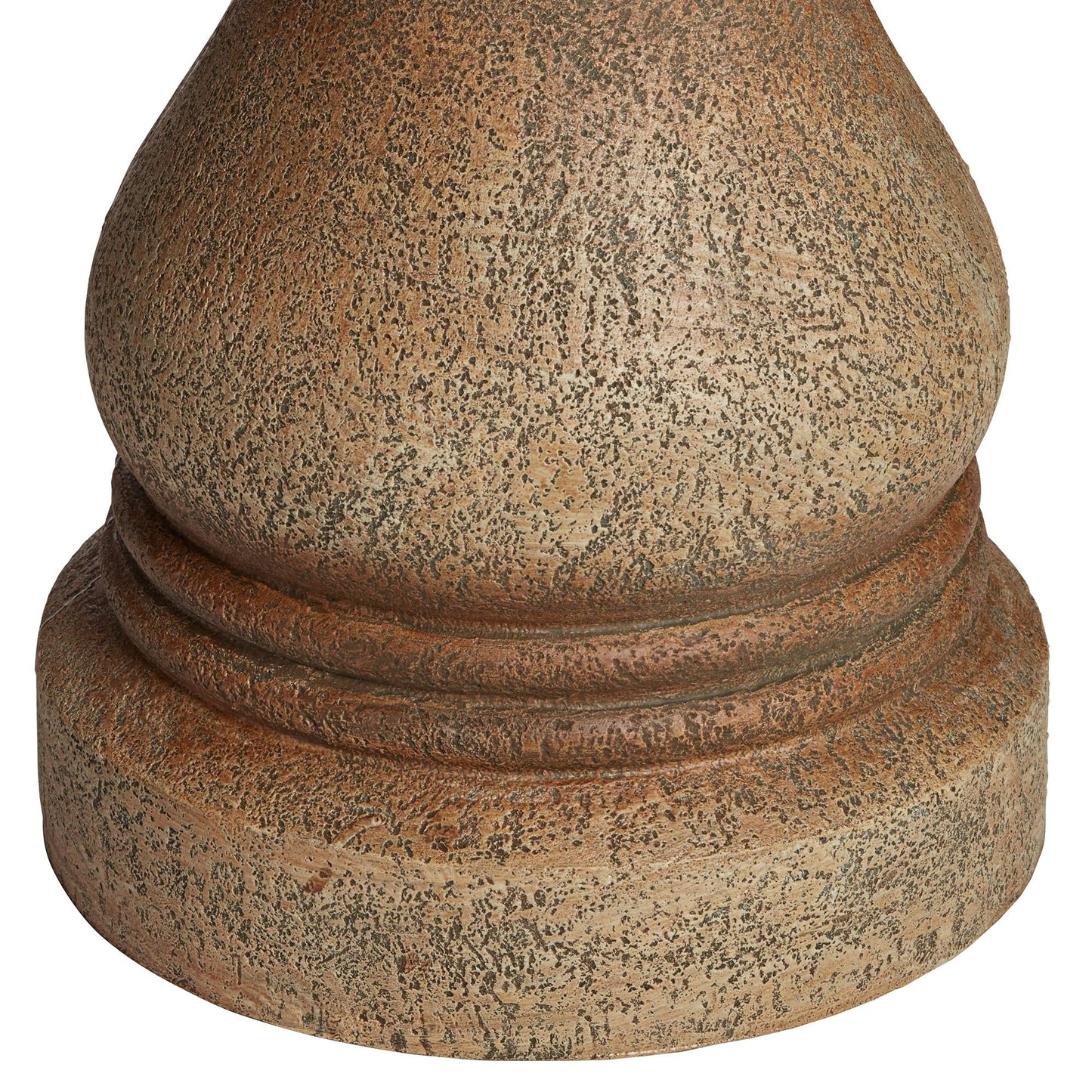 Arosco Modern Rustic Outdoor Floor Water Fountain with Light LED 43" High 3-Tiered Resin for Garden Patio Yard Deck Home Lawn Porch House Relaxation Exterior - John Timberland