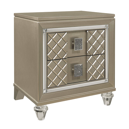 Lexicon Bijou Nightstand, Champagne