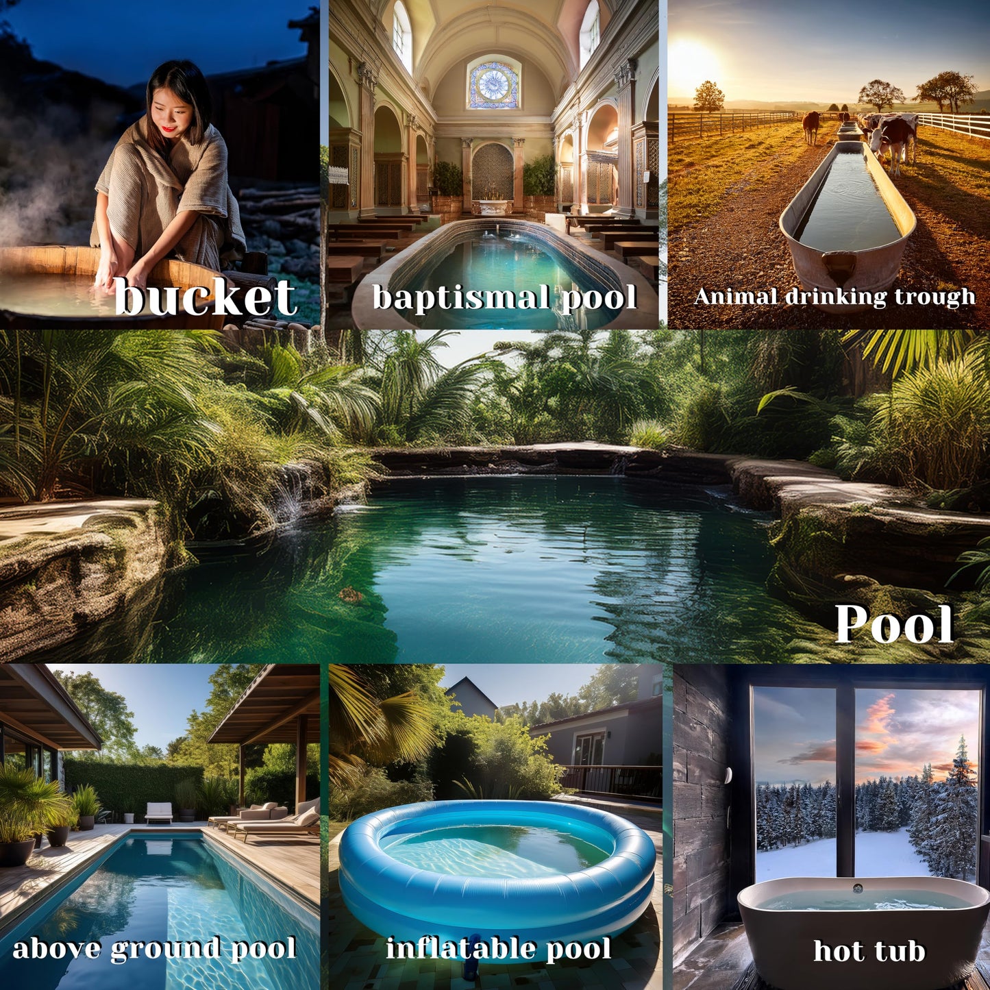 3500W 240V Fully Submersible Water Heater of Hot Tub & Above Ground Pool – Portable Immersion Electric Heater with WiFi Timer & Temp Control for Inflatable Pool, Bucket, Baptism Pool & Bathtub etc