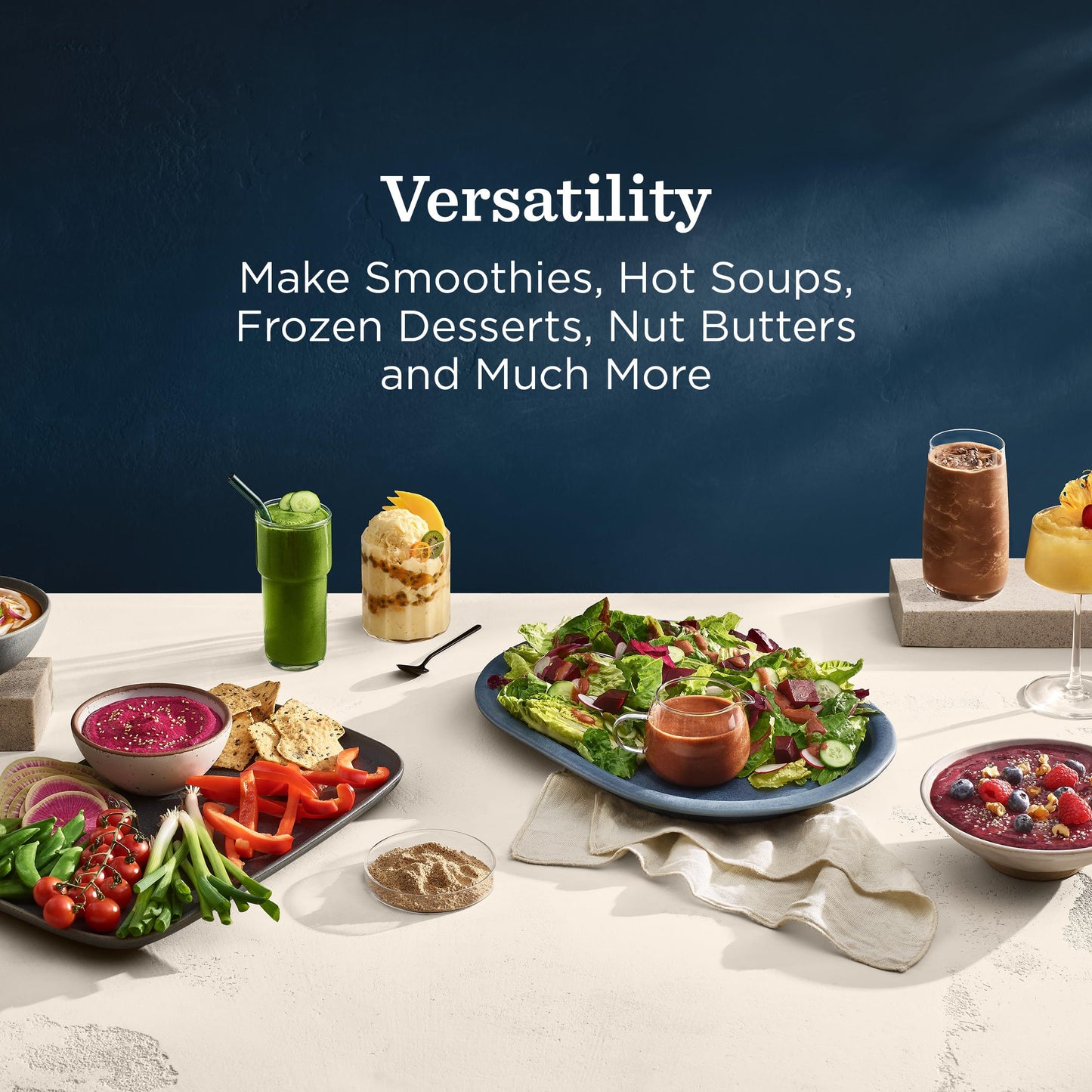 Vitamix Ascent X5 Blender with 10 Blending Programs, Self-Cleaning Program, Professional-Grade Blender for Smoothies, Soups and More, Stainless-Steel Blades, 48 Oz Container, Brushed Stainless