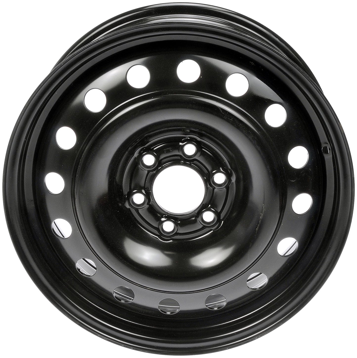 Dorman 939-185 17 x 6.5 In. Steel Wheel Compatible with Select Models, Black