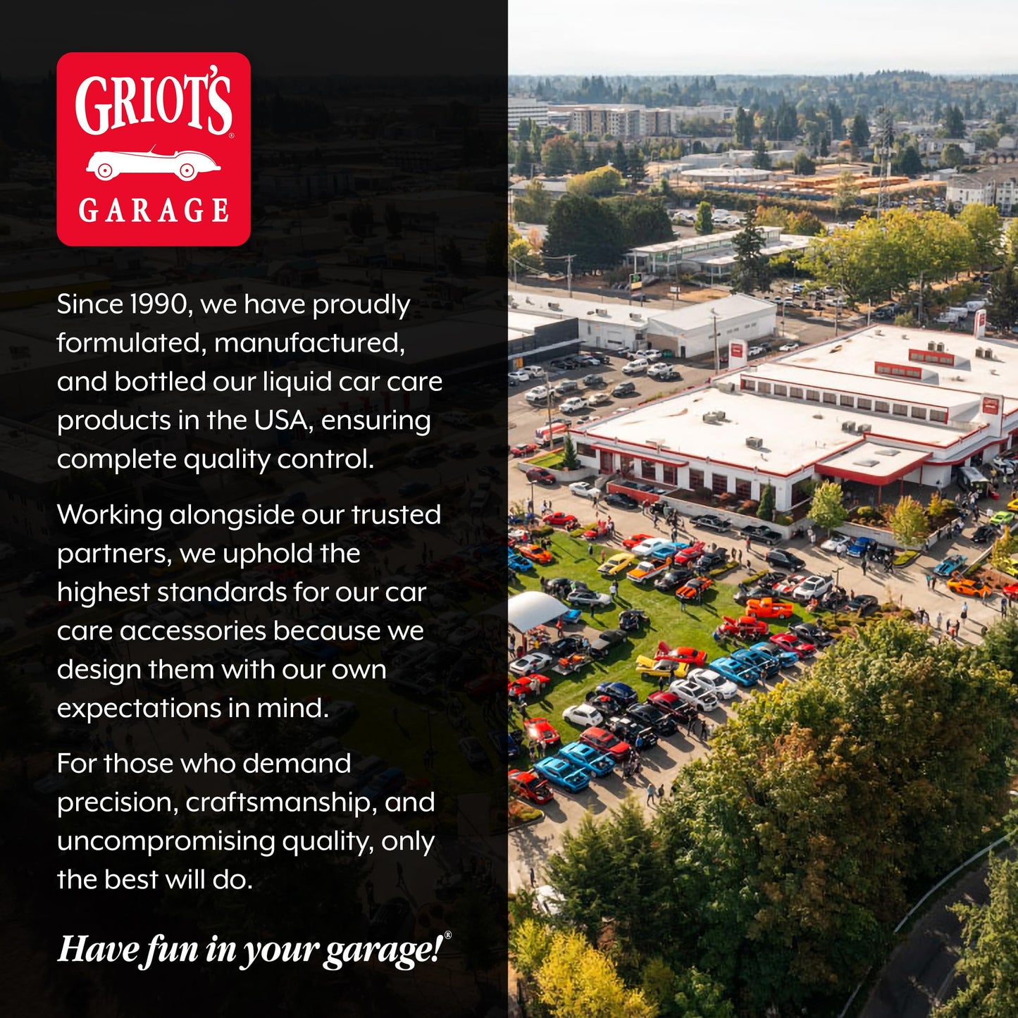 Griot's Garage Ceramic Rinseless Wash for Car Cleaning and Detailing, No-Rinse Cleaner, Washing Soap for RVs, Boats, Trucks, Motorcycles, 10853, One Gallon