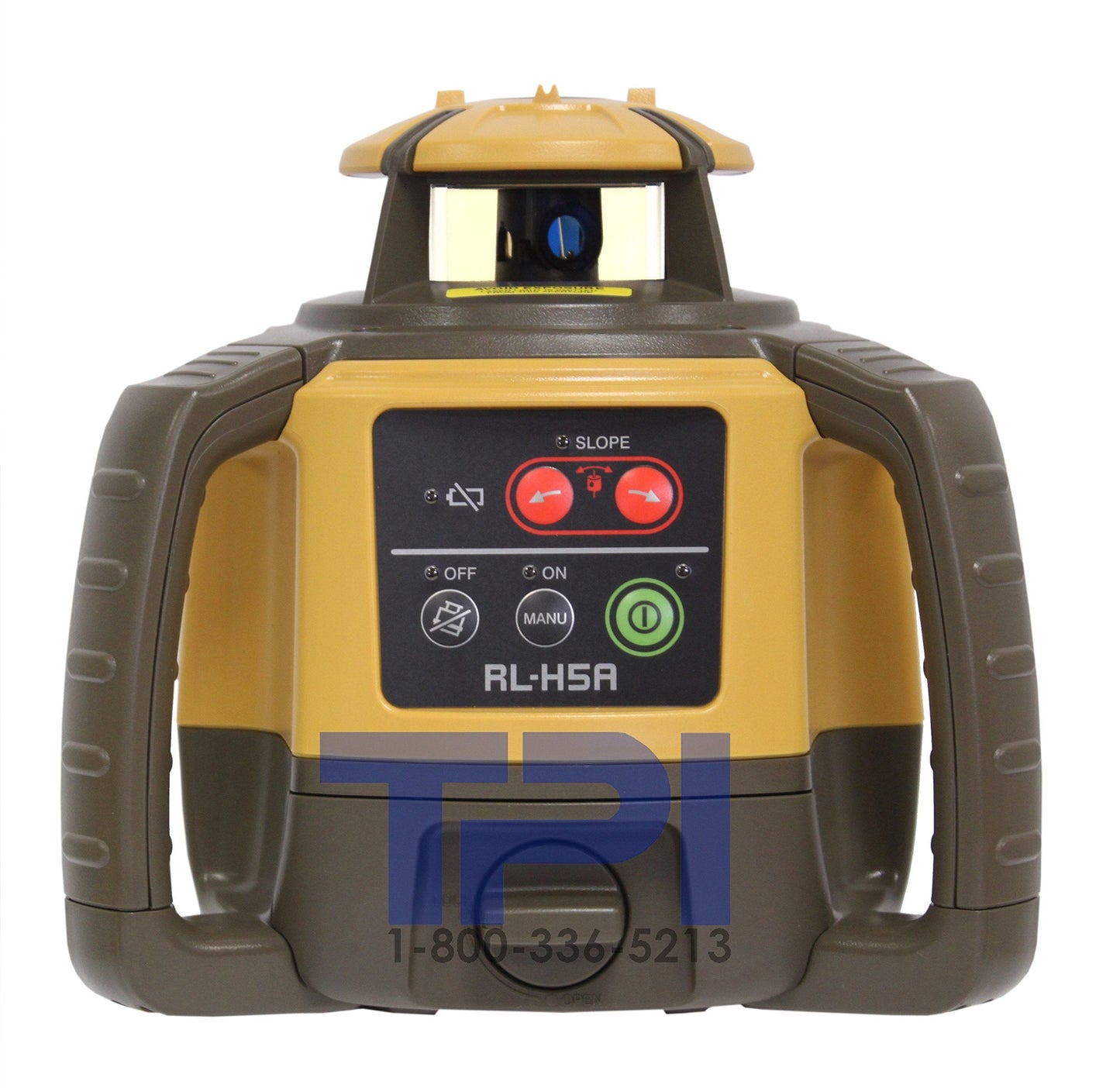 Topcon RL-H5A Self Leveling Horizontal Rotary Laser with Bonus EDEN Field Book, IP66 Rating Drop, Dust, Water Resistant, 800m Construction Laser, Detector Holder, Soft Case
