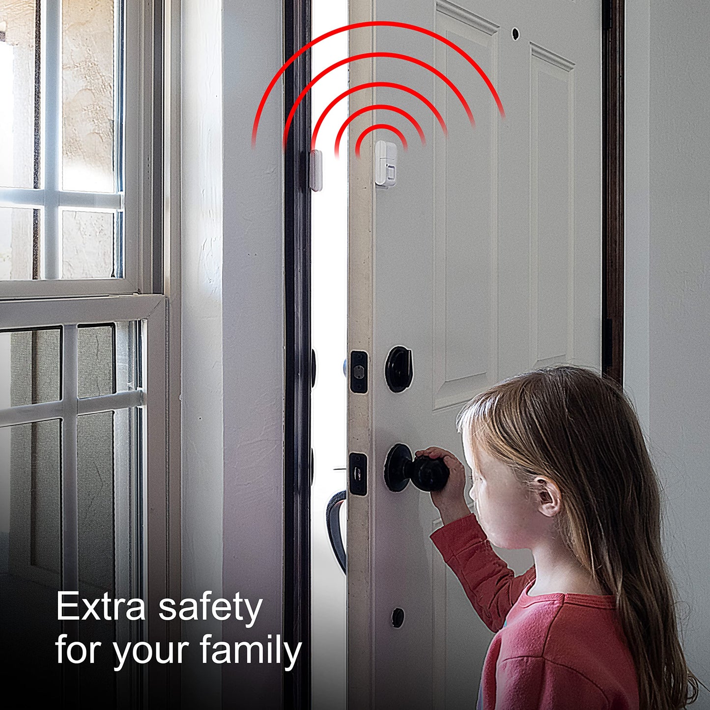 GE 45115 Wireless Magnetic Window Alarms 2 Pack