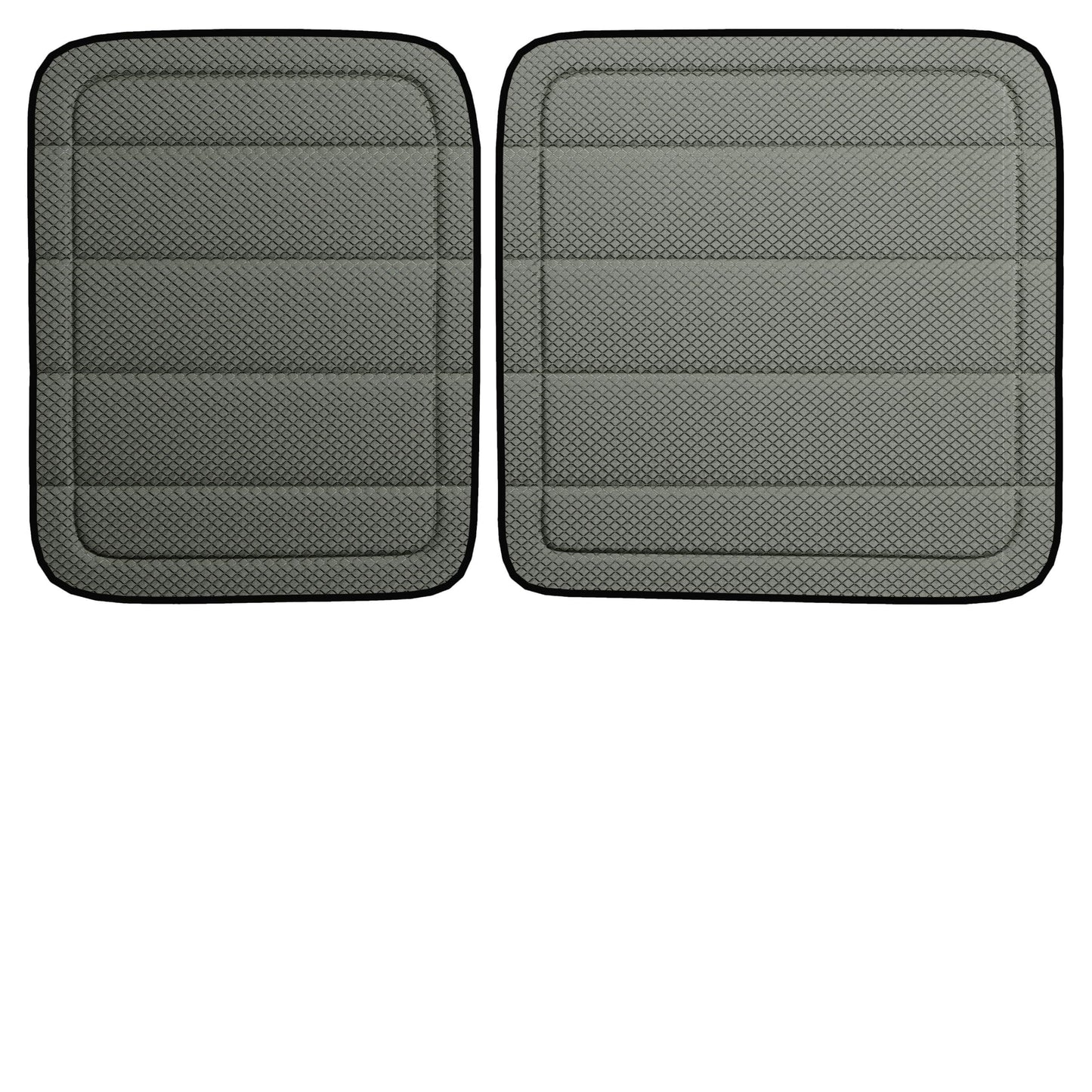 VANNCAMP Side Barn Door Window Cover for Chevy Express/Gmc Savana Van, Magnetic Insulated Blackout Window Sunshade, Foldable Design, AllSeasonGuard