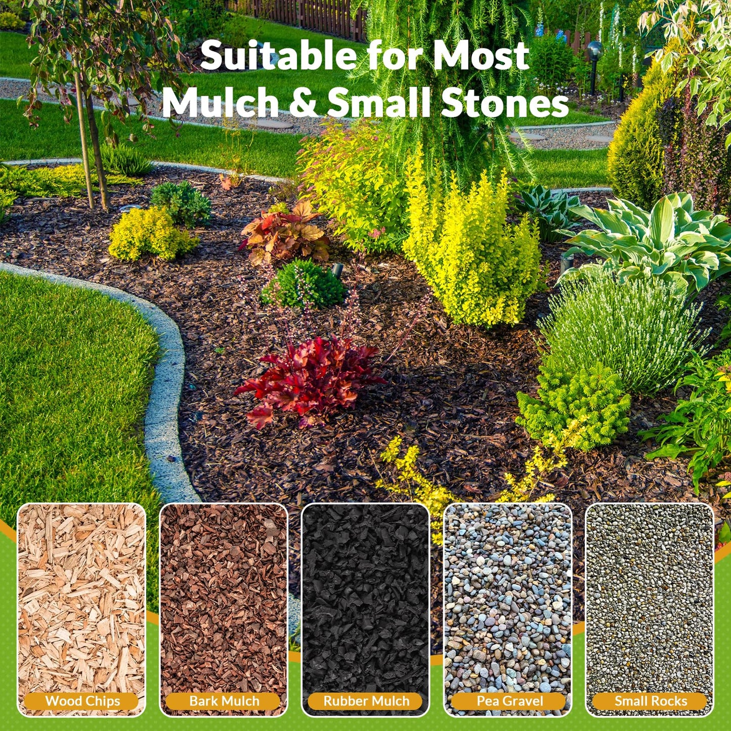 Teexpert Mulch Glue for Landscaping, 1 Gallon Rock Glue for Landscaping Gravel Binder Adhesive to Lock Down Pea Gravel, Stone, Rubber Mulch, Wood Chips, Pine Straw in Place for Outdoor Landscape