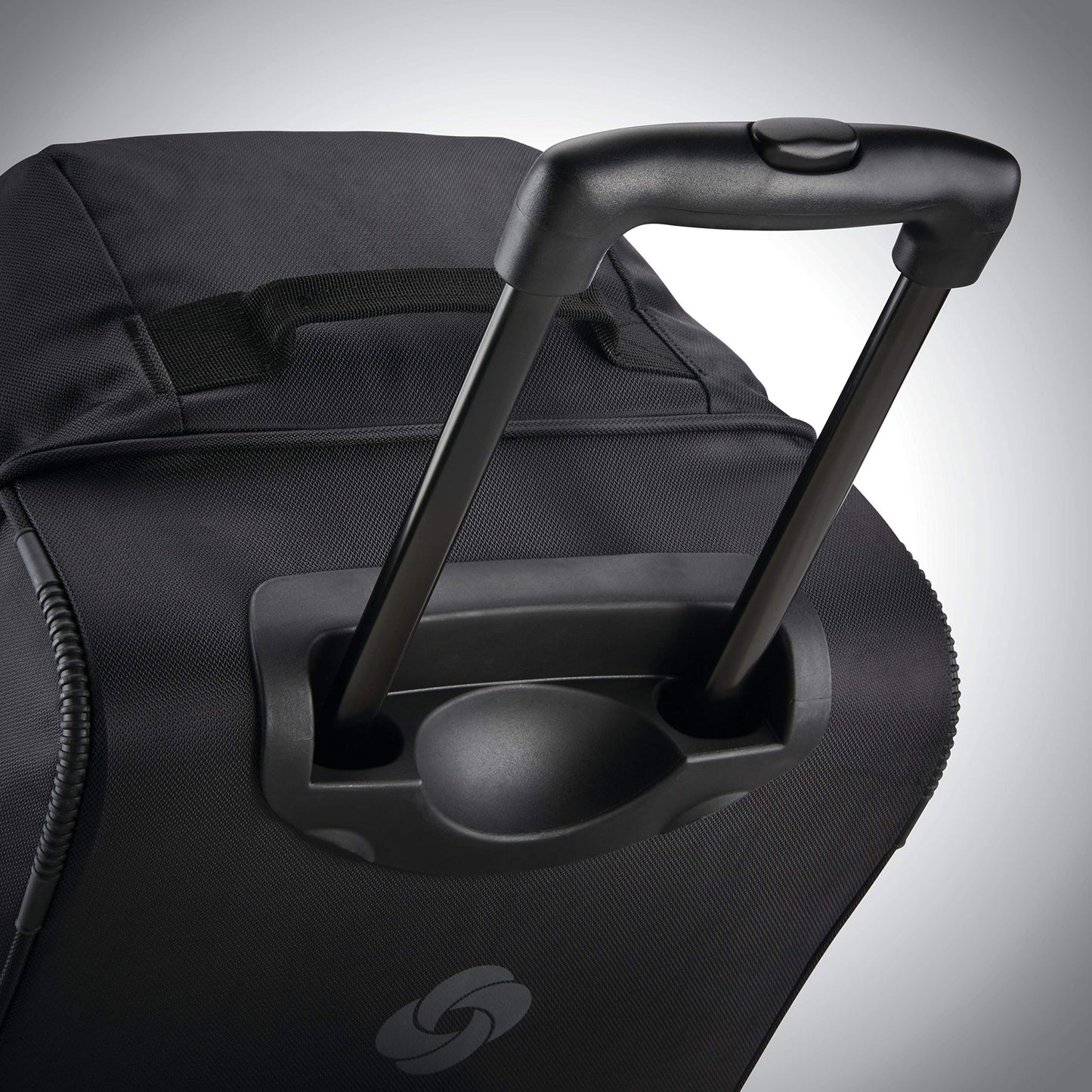 Samsonite Andante 2 Wheeled Duffel Bag – 22-Inch Durable Rolling Luggage with Inline Skate Wheels, Push-Button Handle & Spacious Compartments – Travel-Friendly and Lightweight - All Black