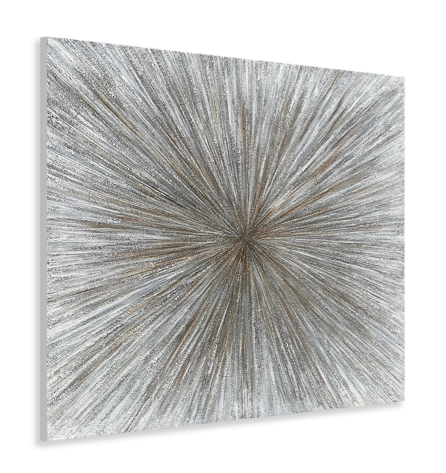 Yihui Arts Abstract Sunshine Wall Art - Hand-Painted Square Painting for Office, Hallway, Fireplace Decor with Stunning Artwork and Pictures