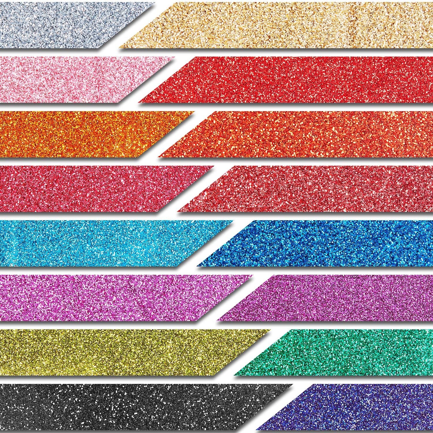 16 Colors Fine Glitter Holographic Nail Glitter Sequins Cosmetic Festival Powder with 6 Small Brushes for Arts and Craft Eyeshadow, Makeup, Nail Body Face