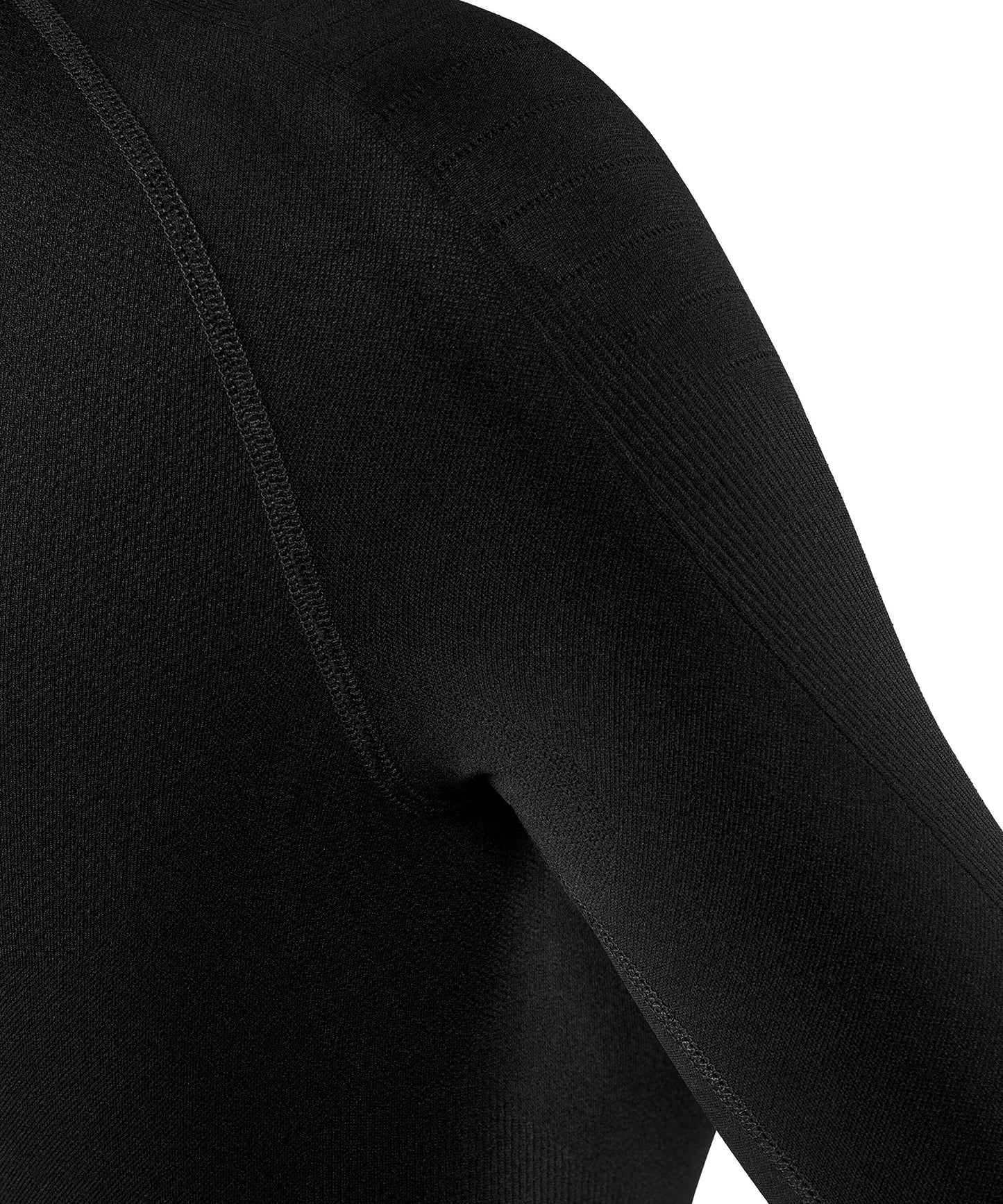 FALKE Women's Maximum Warm Tight Fit Zip Base Layer Top, Thermal Underwear, Cold Temps, Breathable Quick Dry, Nylon, Black (Black 3000), XS, 1 Piece