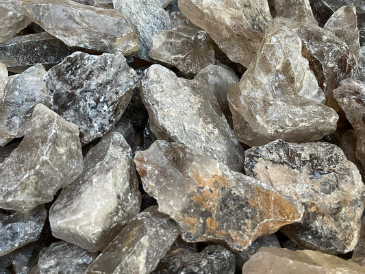 GAF TREASURES Wholesale Raw Smoky Quartz Crystals, Natural Smoky Quartz Stone, Natural Rough Smoky Quartz Crystals, Smoky Quartz Rough, Smoky Quartz Healing Crystals (Smoky Quartz, 0.5 Pound)