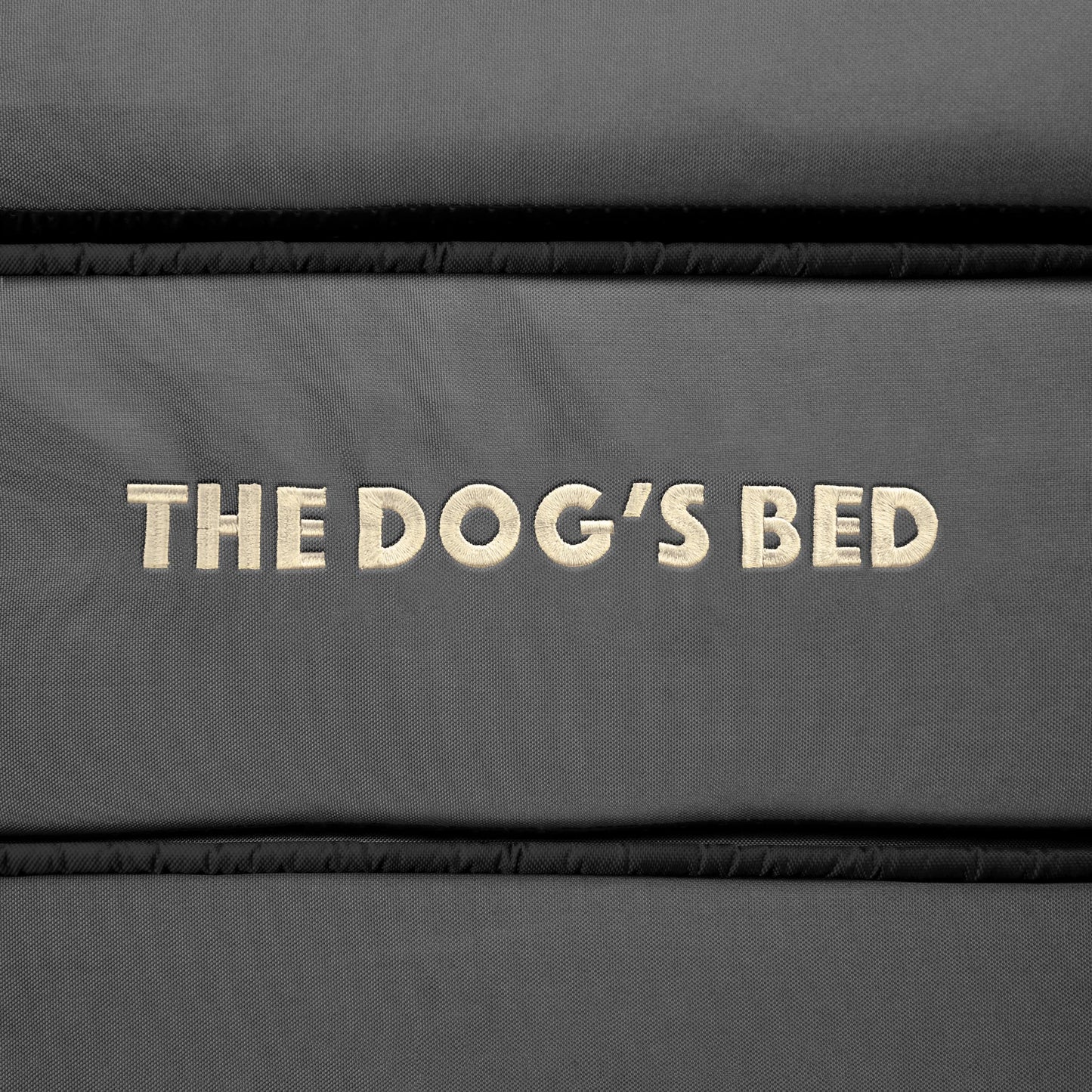 The Dog’s Bed Supportive Egg Crate Foam Dog Bed for XXL Dogs, Grey Oxford - Washable Bolster Dog Bed with Removable Waterproof Liner, Non Slip Base, Sofa Style Pet Bed